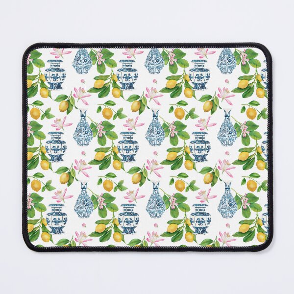 Item preview, Lemon Dynasty Vases and Lemons designed and sold by Sara Brenton.