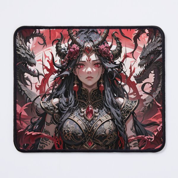 Item preview, Vampire Anime Girl, Drawing, T-shirt, Dragon, Dragons, poster, red light, cute, close-up designed and sold by Chemikal1993.