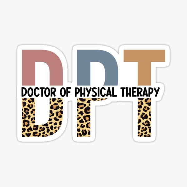  Nashville Decals Physical Therapist PT Medical Emblem