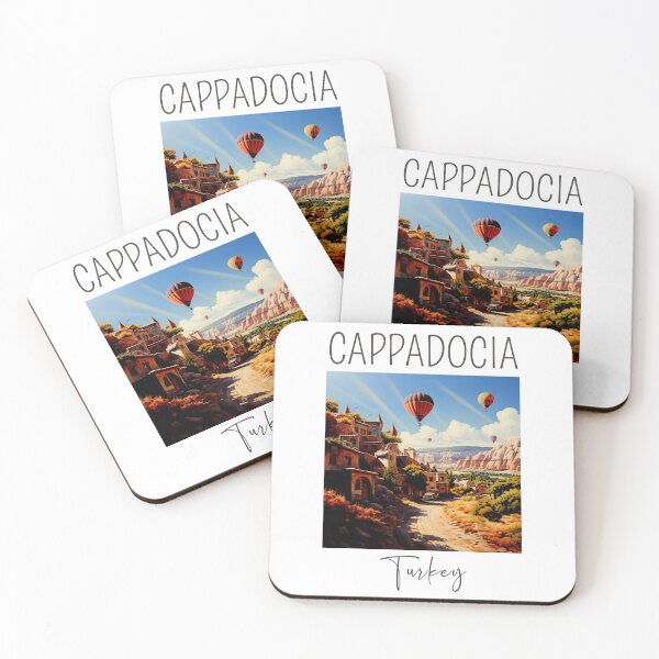 Item preview, A Watercolor Design of Cappadocia - Tukey designed and sold by Sketch-Shack.