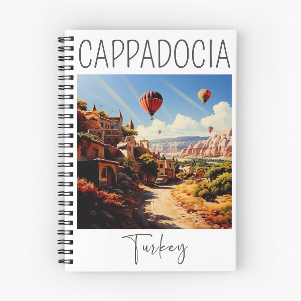 Item preview, A Watercolor Design of Cappadocia - Tukey designed and sold by Sketch-Shack.