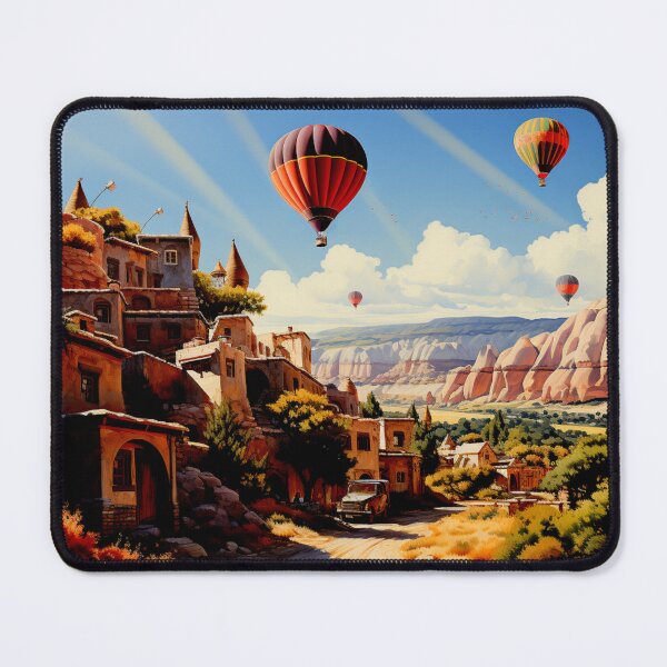 Item preview, A Watercolor Design of Cappadocia - Tukey designed and sold by Sketch-Shack.