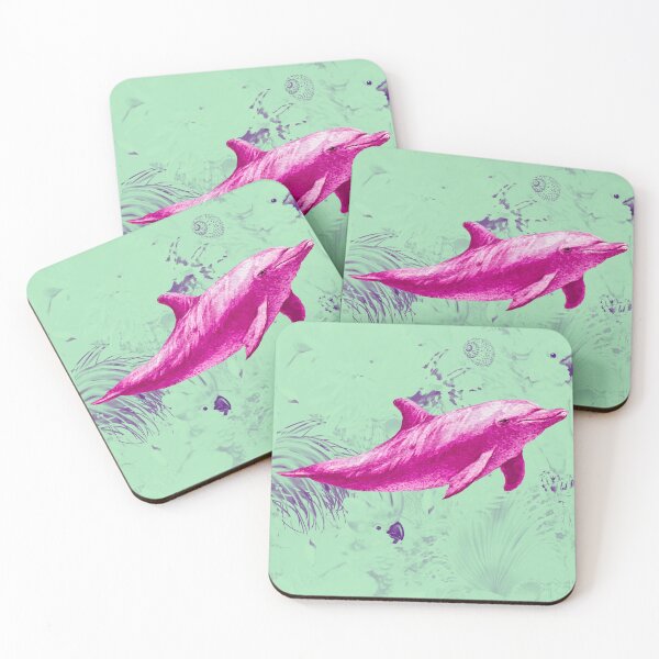 Item preview, Pink River Dolphin in Oceanic Grace: Aquatic Wildlife Art designed and sold by TEEJAMBOREE.