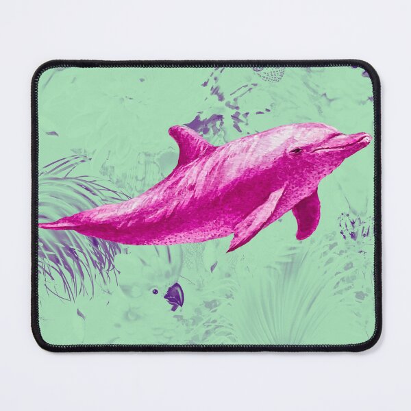 Item preview, Pink River Dolphin in Oceanic Grace: Aquatic Wildlife Art designed and sold by TEEJAMBOREE.