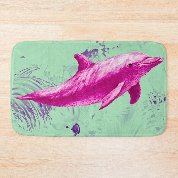 Item preview, Pink River Dolphin in Oceanic Grace: Aquatic Wildlife Art designed and sold by TEEJAMBOREE.