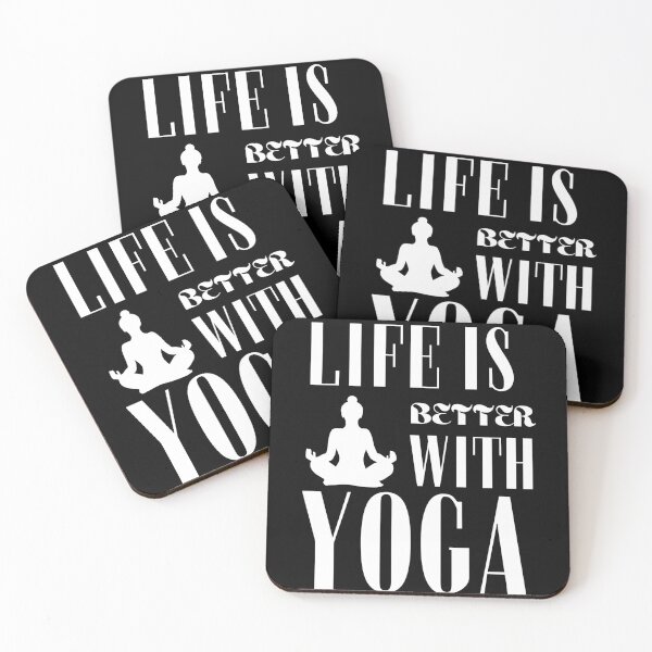 Item preview, Life is better with yoga designed and sold by WickyWildLife.