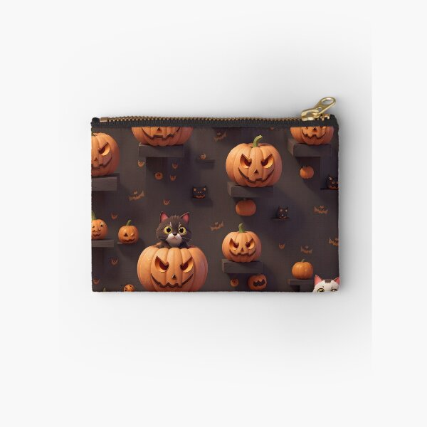 Item preview, Pumpkin Cat Halloween Pattern designed and sold by Sophisticas.