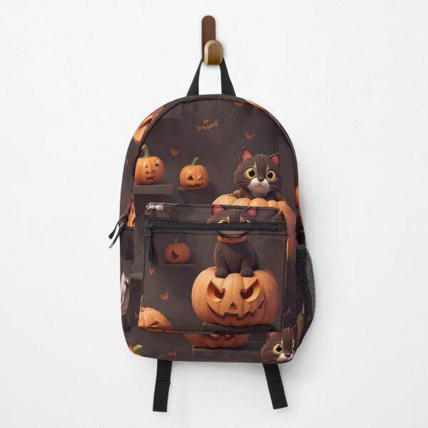 Item preview, Pumpkin Cat Halloween Pattern designed and sold by Sophisticas.