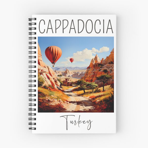 Item preview, A Watercolor Design of Cappadocia - Tukey designed and sold by Sketch-Shack.