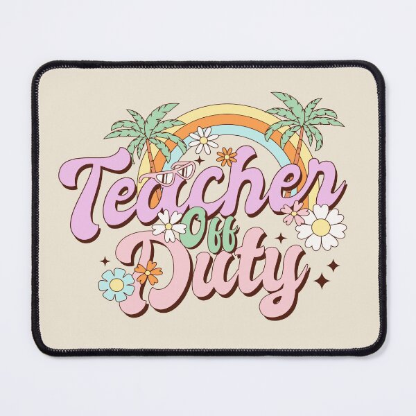 Item preview, Retro Teacher Off Duty Floral designed and sold by BHENRYstyle.