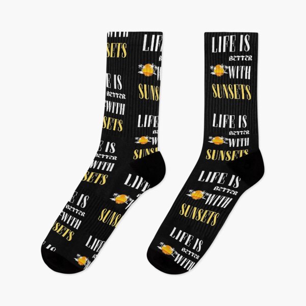 Item preview, Life is better with sunsets designed and sold by WickyWildLife.