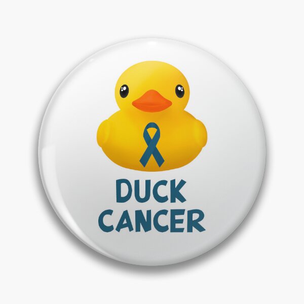 Item preview, Thyroid Duck Cancer Teal designed and sold by Lara Fortier.