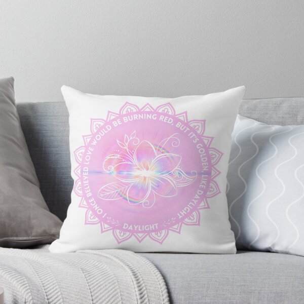 Item preview, It's Golden, Like Daylight Pink Rainbow Flower Lyrics Design designed and sold by doria-photos.
