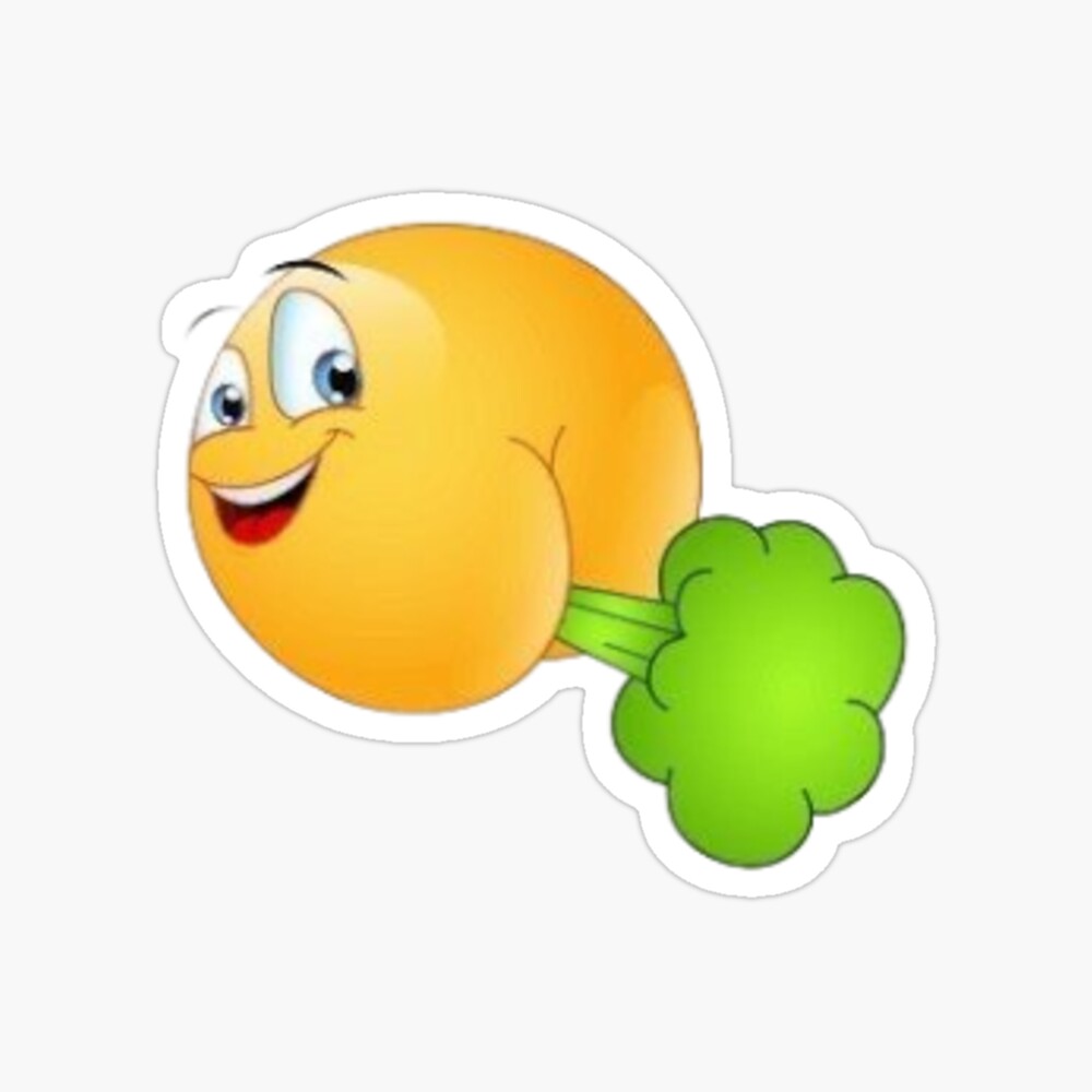 farting funny emoji