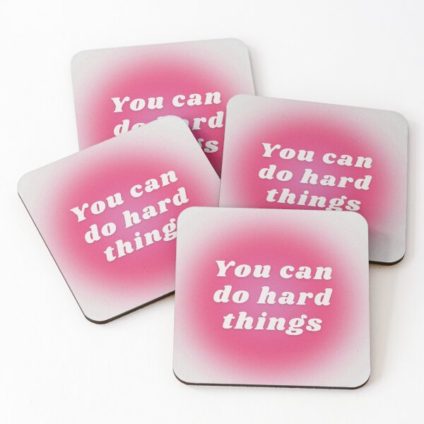 Item preview, you can do hard things pink aura designed and sold by kjohnson113.