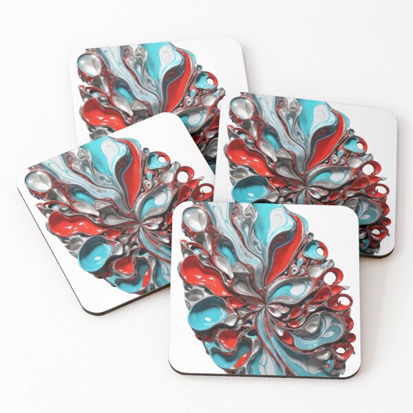 Item preview, Red and Blue Acrylic  designed and sold by tankuss.