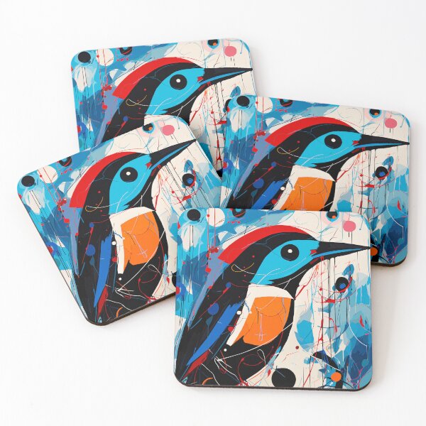 Item preview, Abstract 3 - Bluehead Woodpecker designed and sold by SteadyRolling.