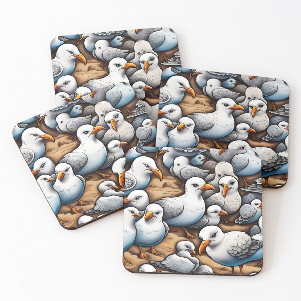 Item preview, Seagulls Gathering  designed and sold by purplesensation.
