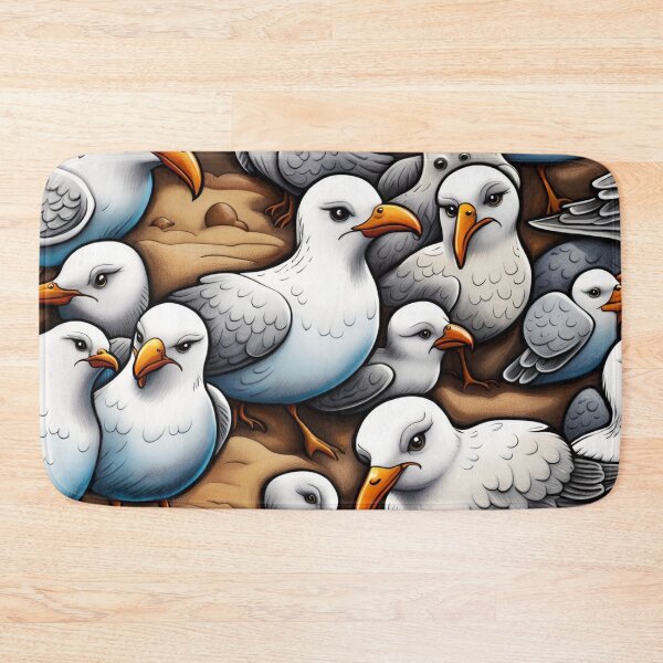 Item preview, Seagulls Gathering  designed and sold by purplesensation.