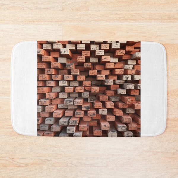 Item preview, Abstraction bricks wall pattern designed and sold by SmileshareShop.
