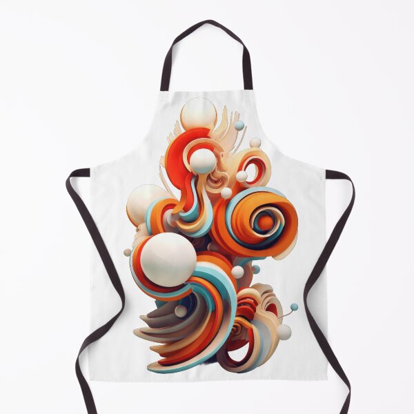 Item preview, Orange Organic Abstract 3D Shape designed and sold by tankuss.