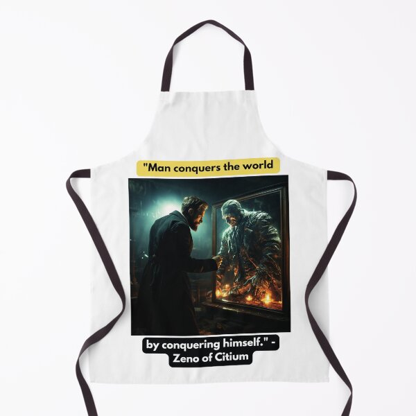 Item preview, "Man conquers the world by conquering himself." - Zeno of Citium designed and sold by STO1KA.