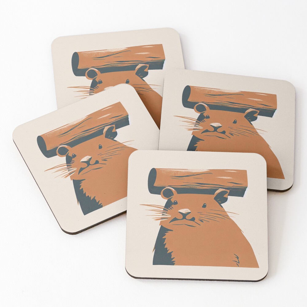 Item preview, Coasters (Set of 4) designed and sold by SubtleMetSimple.