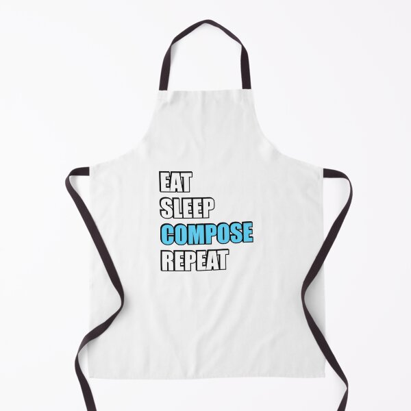 Item preview, Eat Sleep Compose Repeat - Funny Composer Humor designed and sold by Inspirationmotivation.