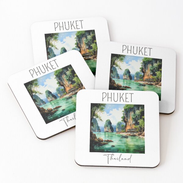 Item preview, A Watercolor Design of Phuket - Thailand designed and sold by Sketch-Shack.