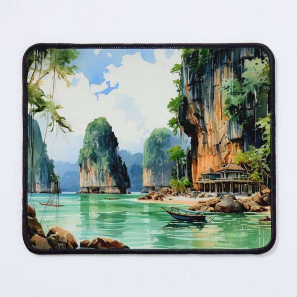 Item preview, A Watercolor Design of Phuket - Thailand designed and sold by Sketch-Shack.