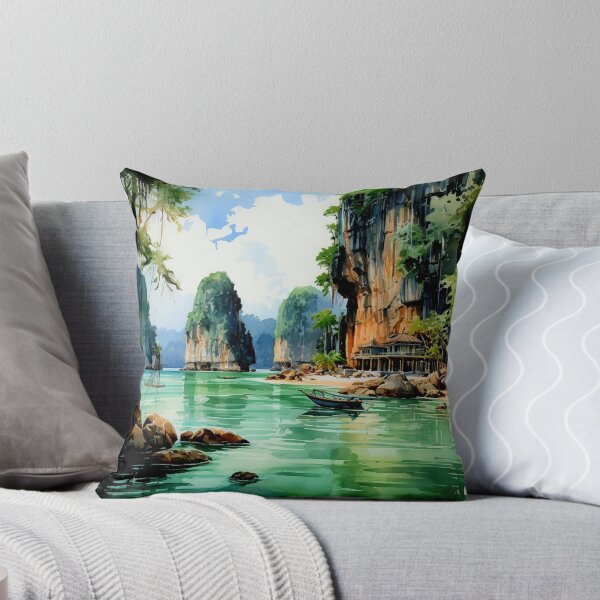 Item preview, A Watercolor Design of Phuket - Thailand designed and sold by Sketch-Shack.
