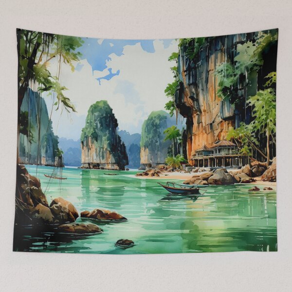 Item preview, A Watercolor Design of Phuket - Thailand designed and sold by Sketch-Shack.