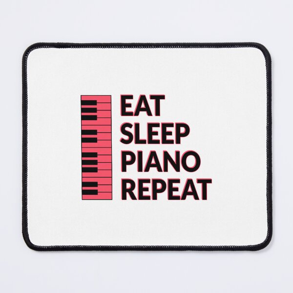 Item preview, Eat Sleep Piano Repeat - keyboard musician - funny pianist humor designed and sold by Inspirationmotivation.