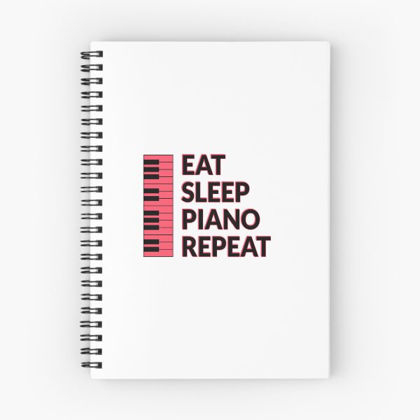 Item preview, Eat Sleep Piano Repeat - keyboard  musician - funny pianist humor designed and sold by Inspirationmotivation.