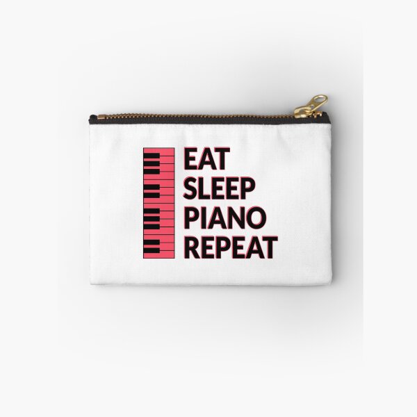 Item preview, Eat Sleep Piano Repeat - keyboard  musician - funny pianist humor designed and sold by Inspirationmotivation.