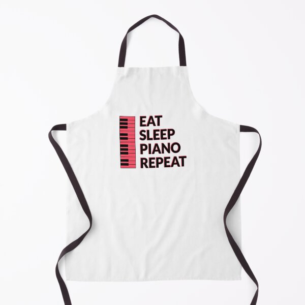 Item preview, Eat Sleep Piano Repeat - keyboard musician - funny pianist humor designed and sold by Inspirationmotivation.