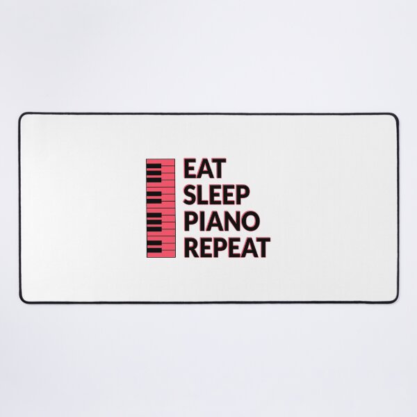 Item preview, Eat Sleep Piano Repeat - keyboard  musician - funny pianist humor designed and sold by Inspirationmotivation.