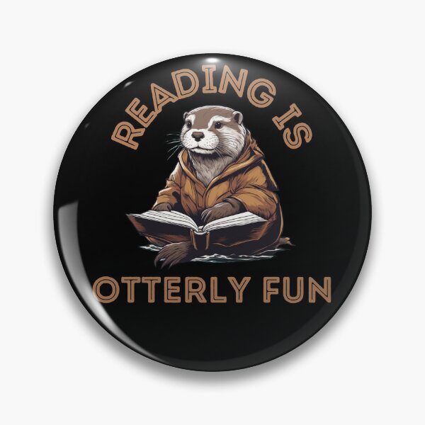 Item preview, Reading Is Otterly Fun Otter Book Lover Librarian Bookworm designed and sold by rynnzz.