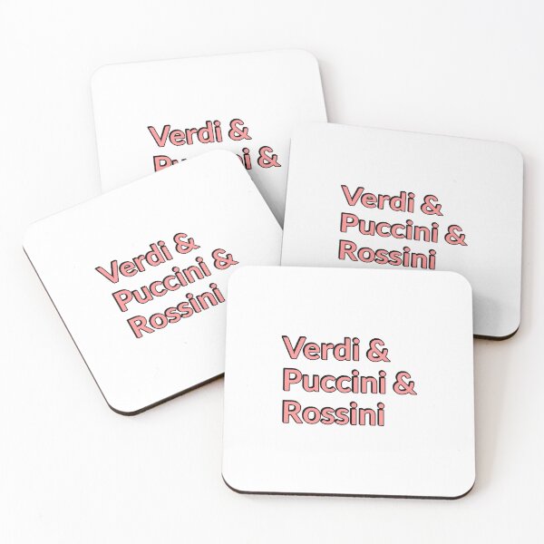 Item preview, Italian opera composers - Puccini, Rossini, Verdi designed and sold by Inspirationmotivation.