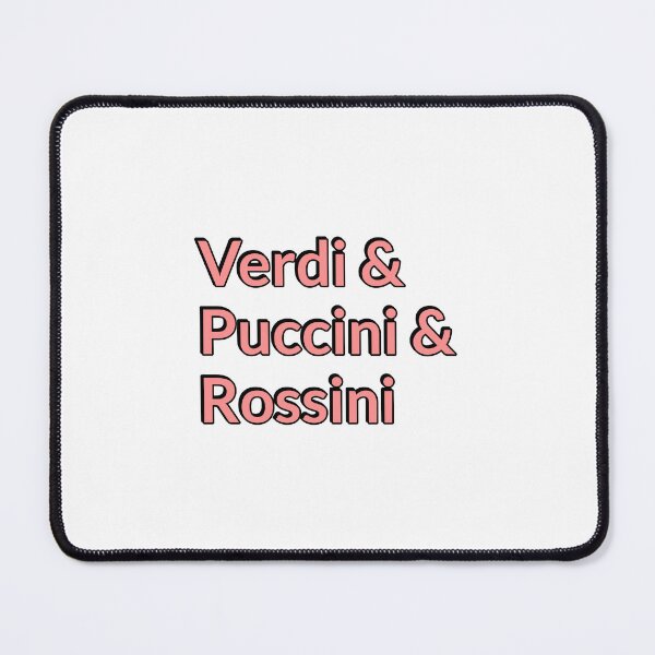 Item preview, Italian opera composers - Puccini, Rossini, Verdi designed and sold by Inspirationmotivation.
