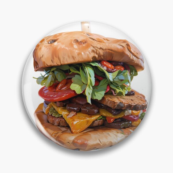 Item preview, Vegan Burger Extra Cheez designed and sold by DizzyLizardArt.