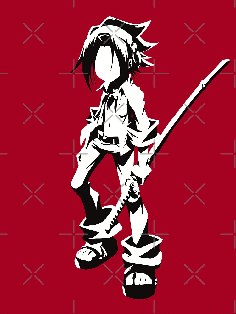 SK2 Shaman king anime manga main characters yoh asakura holding