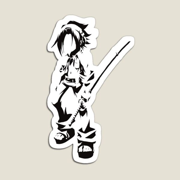 SK2 Shaman king anime manga main characters yoh asakura holding