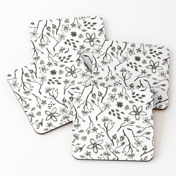 Item preview, Black and White Magnolia designed and sold by Jay Dee Dearness.
