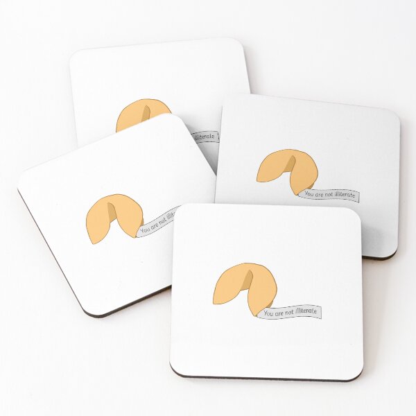 Item preview, "You are not illiterate" Fortune Cookie designed and sold by wonderxwander.