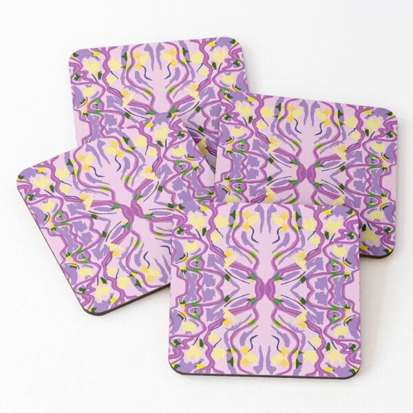 Item preview, Stripe Wave Floral Sparks designed and sold by LeilaBlackrose.