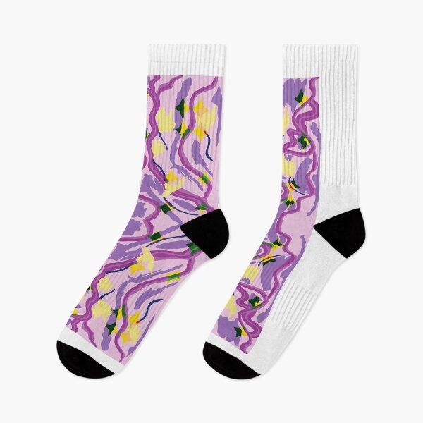 Item preview, Stripe Wave Floral Sparks designed and sold by LeilaBlackrose.