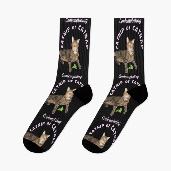 Item preview, Cat Contemplates Catnip or Catnap designed and sold by kristalcurt.
