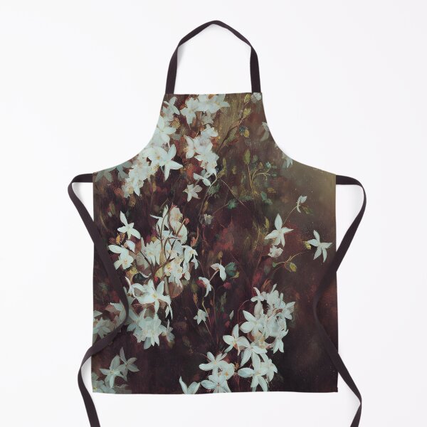 Item preview, Antique Look Vintage Jasmine Flowers - Shabby Chic Blossoms Grunge Style AI Art 1 of 4 designed and sold by Beachy.