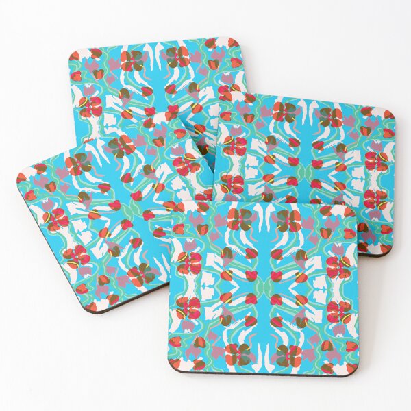 Item preview, Stripe Wave Floral Berries designed and sold by LeilaBlackrose.